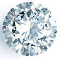 Beautiful 0.63 ct 6.45 mm Off White Yellow color Si1 Round Cut Loose Moissanite