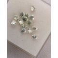 4.74cttw Vvs1 Round G-H White Loose Moissanite (14 stones and 1 stone per bid)