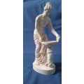 GRECO ROMAN STATUE OF LADY MARKED A SANTINI (ITALY)