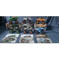 MASSIVE COLLECTION OF 6 LEGO TECHNIC MONSTER JAM TRUCKS - LARGE MODELS!!!