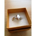GENUINE One 9ct White Gold Ring & 2 Diamonds**VALUE R15000!! Amazing Deal! SEE VALUATION CERTIFICATE