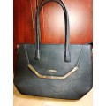 Black Leather PU Handbag Brand New - Very Sturdy Design (Designed For Durability) - 1 Piece
