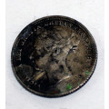 1881 British six pence