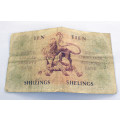 South African 10 shilling note