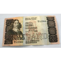 South African R20 note