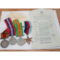 Complete WW2 medal group -Army Postal Services