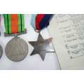 Complete WW2 medal group -Army Postal Services