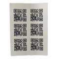 Love confession QR code tattoo stickers set of 6