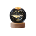 Whale Planet Crystal Ball with Luminous Base Size: M