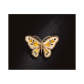 Vintage Palace Style Enamel Butterfly Brooch