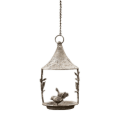 American Country Vintage Wrought-iron Hanging Bird Feeder