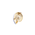 Exquisite conch pearl shaped brooch - Blue