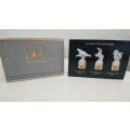 Lalique rare miniature Collection set `Les Mascottes` pour homme - Crystal