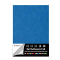 Self Adhesive Felt - A4 X 5 Sheets BLUE