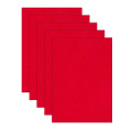 Self Adhesive Felt - A4 X 5 Sheets RED