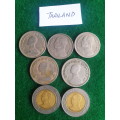 7 x Thailand coins