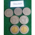 7 x Thailand coins