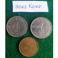 13 x Hong Kong coins