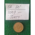 2003 South Africa `Jonty` 50 cent