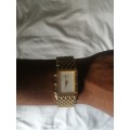 Raymond Weil Toccata Rectangle Gold Toned Womens Watch Vintage