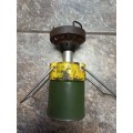 Rhodesian army field stove and issued gas canister sealed