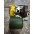 Rhodesian army field stove and issued gas canister sealed