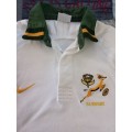SA Rugby Springbok jersey white .