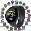 W8 Waterproof Smart Watch With Heart Rate Monitor and Fitness Bracelet - Black