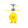 Cute Mini Drone Hand Induction Flying yellow duck Toy Funny RC Helicopter Aircraft For Kid Toys Pres