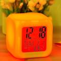 LOF Lords of Fashion LED Color Changing Digital Alarm Clock with Date Time and Temperature