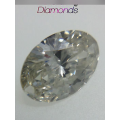 0.33ct Oval White & Clean Natural Diamond BEST PRICE +Free Shipping