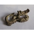Antique Chinese Dragon Cast Iron Statue Figurine Paper Weight Metal Asian Oriental Art Dragon In Sky