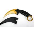GOLD Counter Strike Titanium Karambit Knife fox Claws necklace knife - 5 AVAILABLE!!