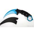 BLUE Counter Strike Titanium Karambit Knife fox Claws necklace knife -2 AVAILABLE!!