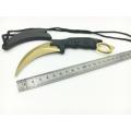 GOLD Counter Strike Titanium Karambit Knife fox Claws necklace knife - LAST 3 AVAILABLE!!