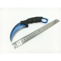 BLUE Counter Strike Titanium Karambit Knife fox Claws necklace knife - ONLY 2 AVAILABLE!!