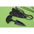 Self-defence Necklace Mini Push Dagger Fixed blade Full tang 440 stainless steel - 3 AVAILABLE!!