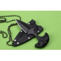 Self-defence Necklace Mini Push Dagger Fixed blade Full tang 440 stainless steel - LAST 5 AVAILABLE!
