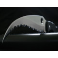 C12GS Folding Knife, 4-1/8" Serrated Blade, Black G10 - Last 1 available!!