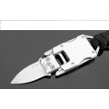 Multifunction Stainless Steel Knife Liner Lock, Hollowing-out Handle & Belt Clip -  2 AVAILABLE!