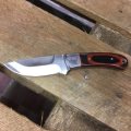 Sanjia K91 Hunting knife, fixed 5Cr13Mov blade, red wood handle  - 2 Available!!