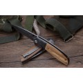 CM77 knife 3D pattern printing 440C blade wood handle - 2 Available!!