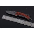 2018 New X61 Survival Pocket Knife steel + wood Tactical Folding Knife  -  5 AVAILABLE!!