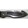 Smith & Wesson survival knife AT-6 440 57HRC impactor titanium coating knife - 2 on Auction!!