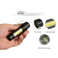 Xanes 1517 XPE+COB 2Lights 1000Lumens 3 Modes USB Rechargeable  LED Flashlight - LAST 5 AVAILABLE!