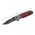 NEW BROWNING A338 HUNTING 440C WOOD HANDLE FOLDING  KNIFE - 5 Available!!