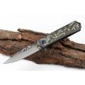 CM83 440 blade folding knife with 3D pattern and line lock -  LAST 3 Available!!
