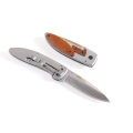 Benchmade DA-68 Knife EDC Pocket Wood Steel Handle Drop Point Keychain Knife - 2 AVAILABLE!!