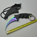 Counter Strike claw Karambit Knife Neck Knife with Sheath - 5 Available!!