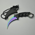 Counter Strike claw Karambit Knife Neck Knife with Sheath